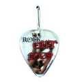 Guitar Pick / Plectrum - Standard Size Pick on Zipper Pull